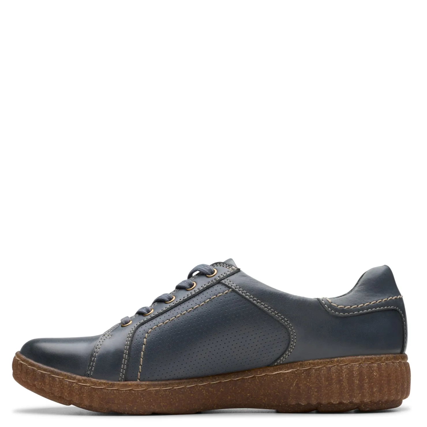 Fashion & Street*Clarks Women's , Caroline Janna Sneaker Dark Blue
