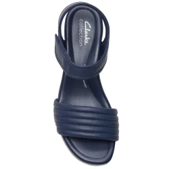 Heeled Sandals*Clarks Women's , Chelseah Gem Sandal Navy