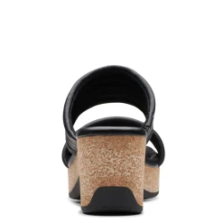 Wedges*Clarks Women's , Chelseah Path Sandal Black