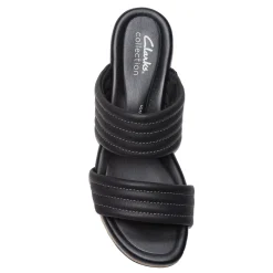 Wedges*Clarks Women's , Chelseah Path Sandal Black