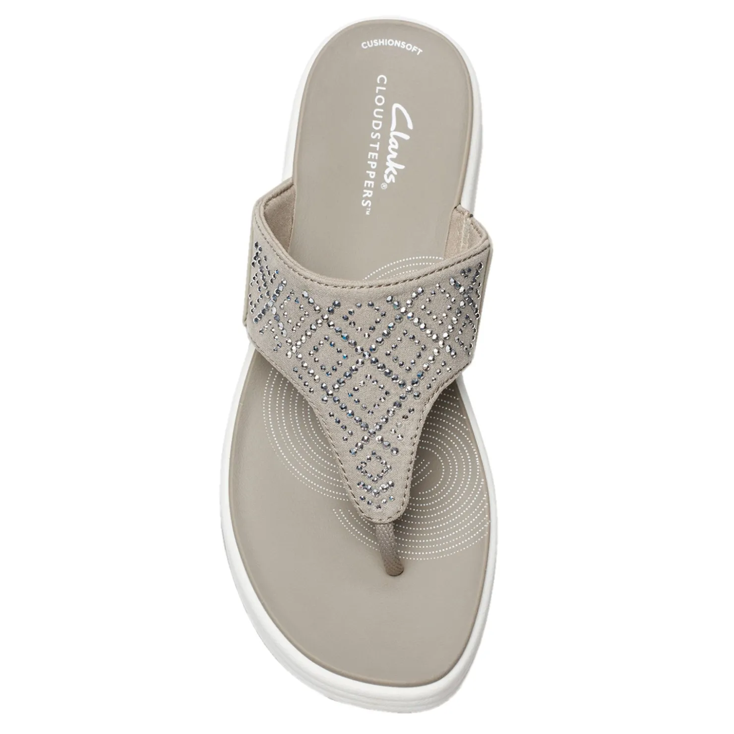 Flip Flops*Clarks Women's , Drift Way Sandal Stone