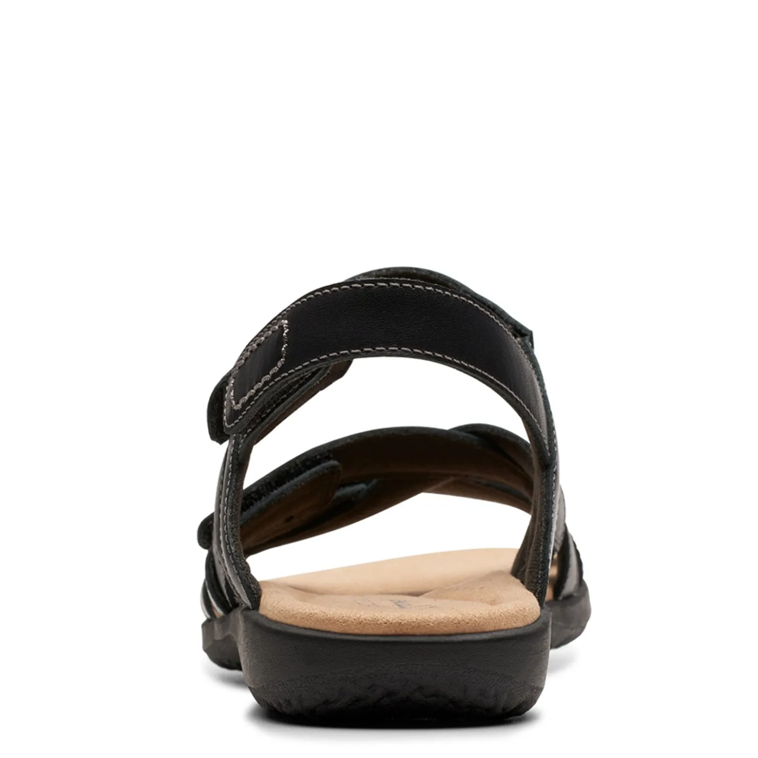 Footbed Sandals*Clarks Women's , Elizabelle Gem Sandal Black