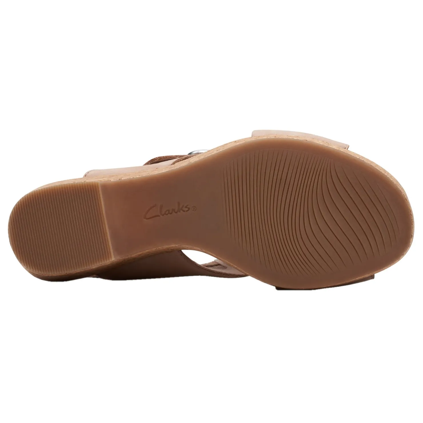 Wedges*Clarks Women's , Giselle Dove al Sand