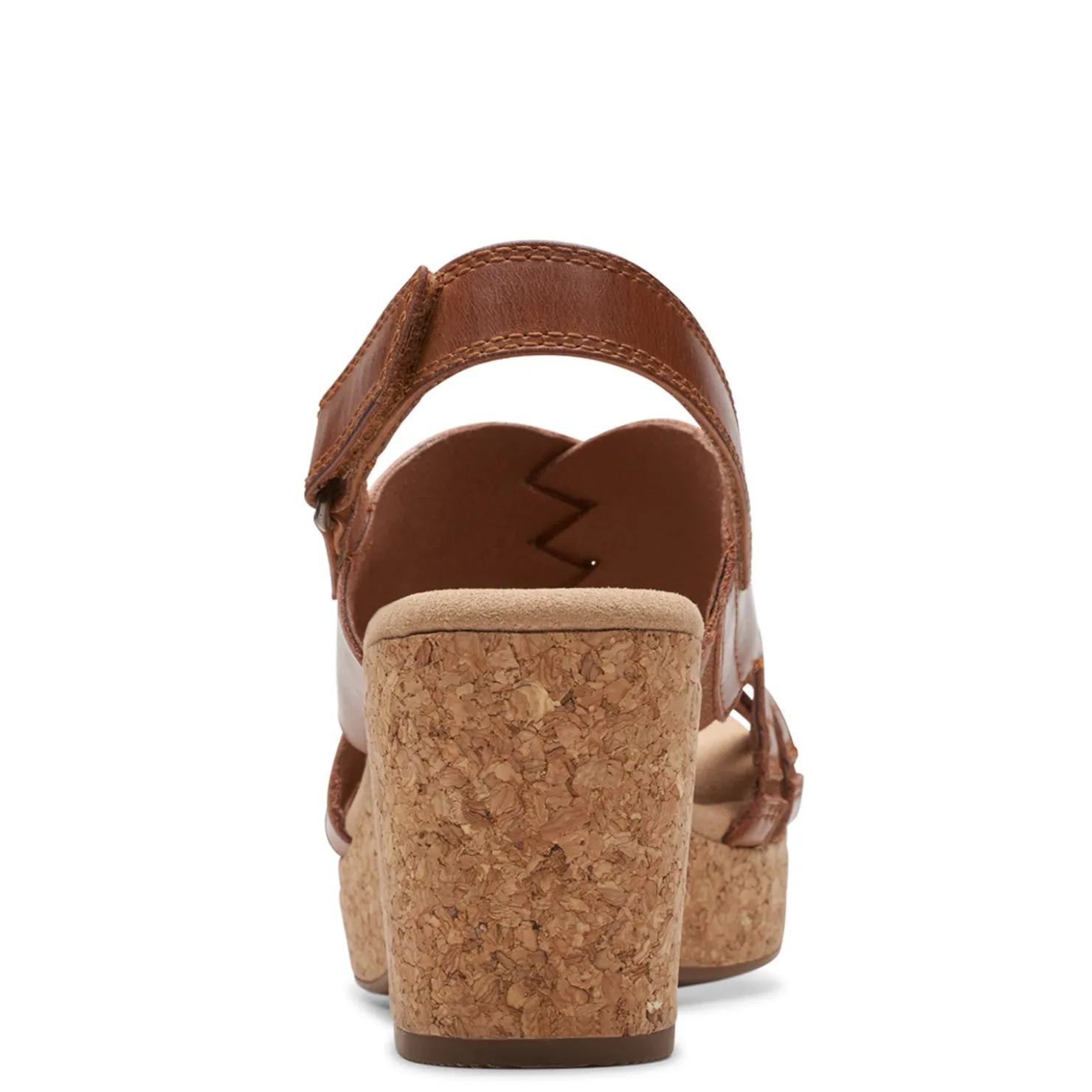 Wedges*Clarks Women's , Giselle Ivy Sandal Tan Leather
