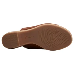 Wedges*Clarks Women's , Giselle Orchid Sandal Tan