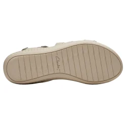 Wedges*Clarks Women's , Glide Hi Ella Sandal Stone