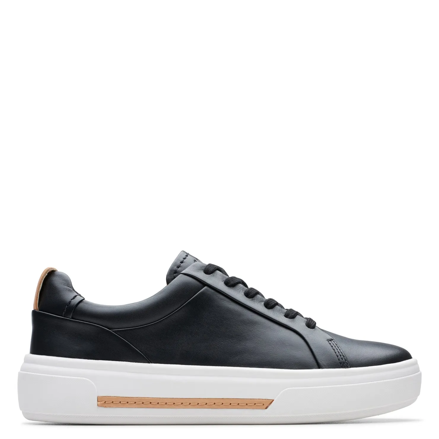 Fashion & Street*Clarks Women's , Hollyhock Walk Sneaker Black Leather