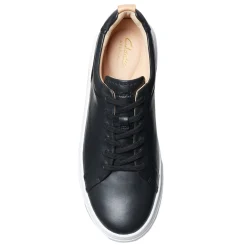 Fashion & Street*Clarks Women's , Hollyhock Walk Sneaker Black Leather