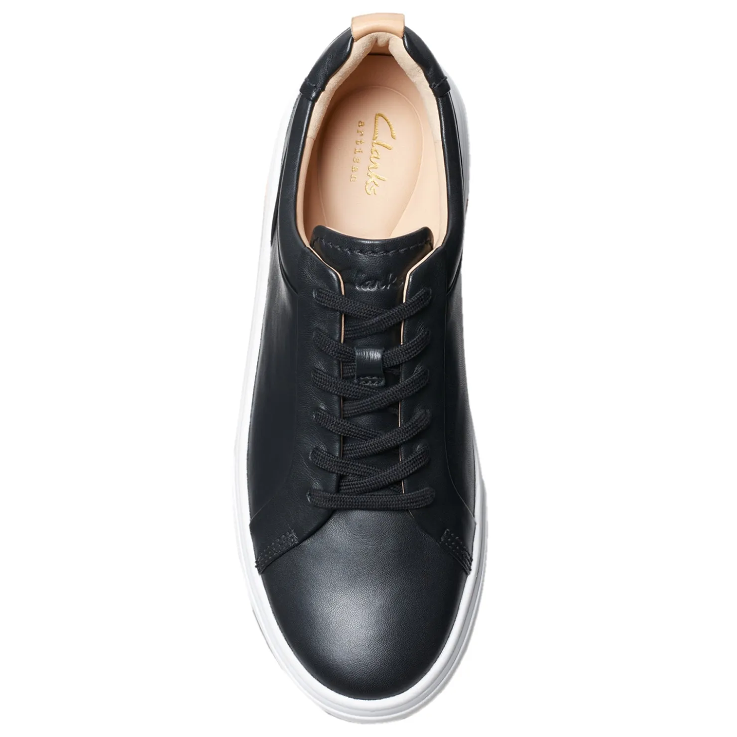 Fashion & Street*Clarks Women's , Hollyhock Walk Sneaker Black Leather