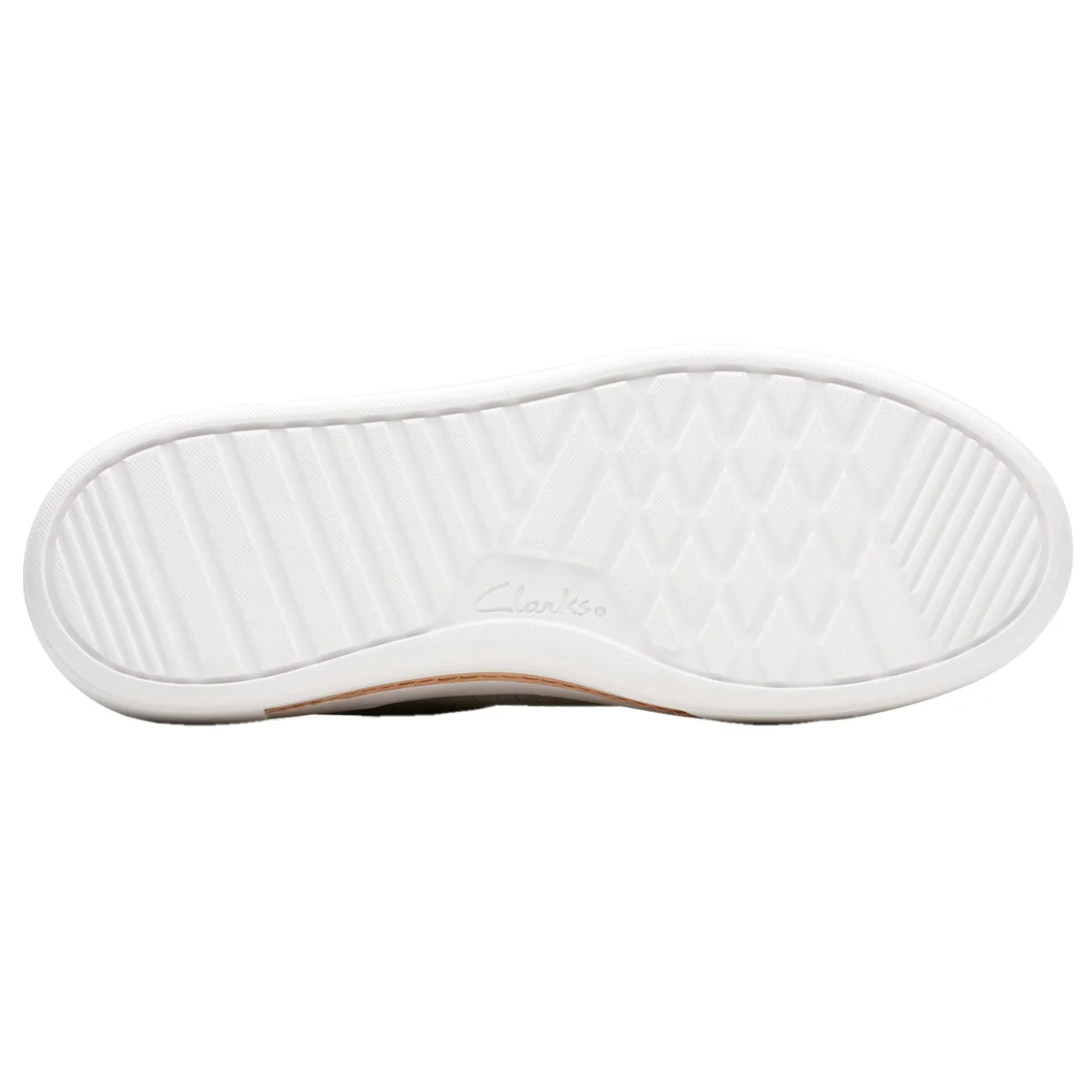 Fashion & Street*Clarks Women's , Hollyhock Walk Sneaker Stone Interest Leather