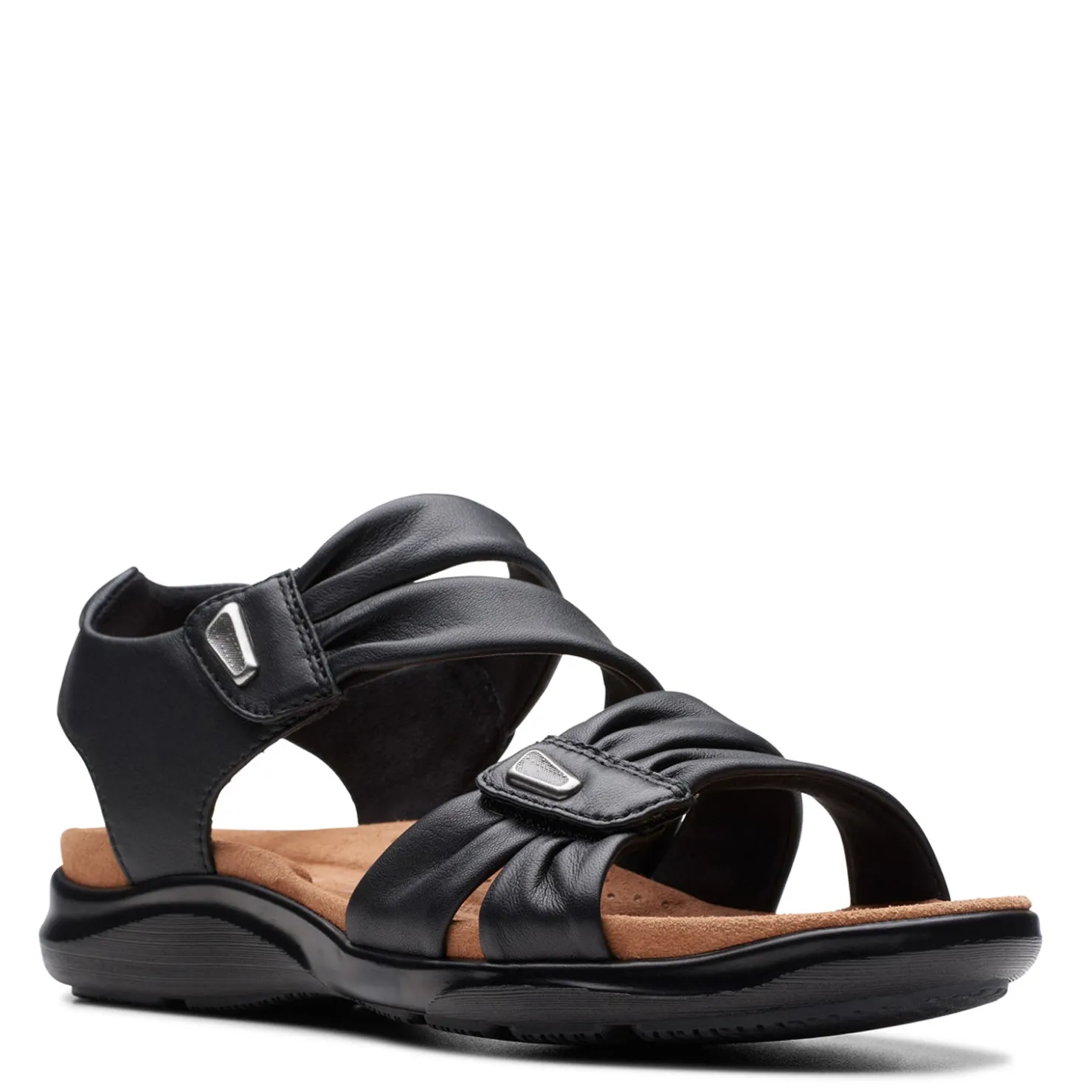 Footbed Sandals*Clarks Women's , Kilty Ave Sandal Black
