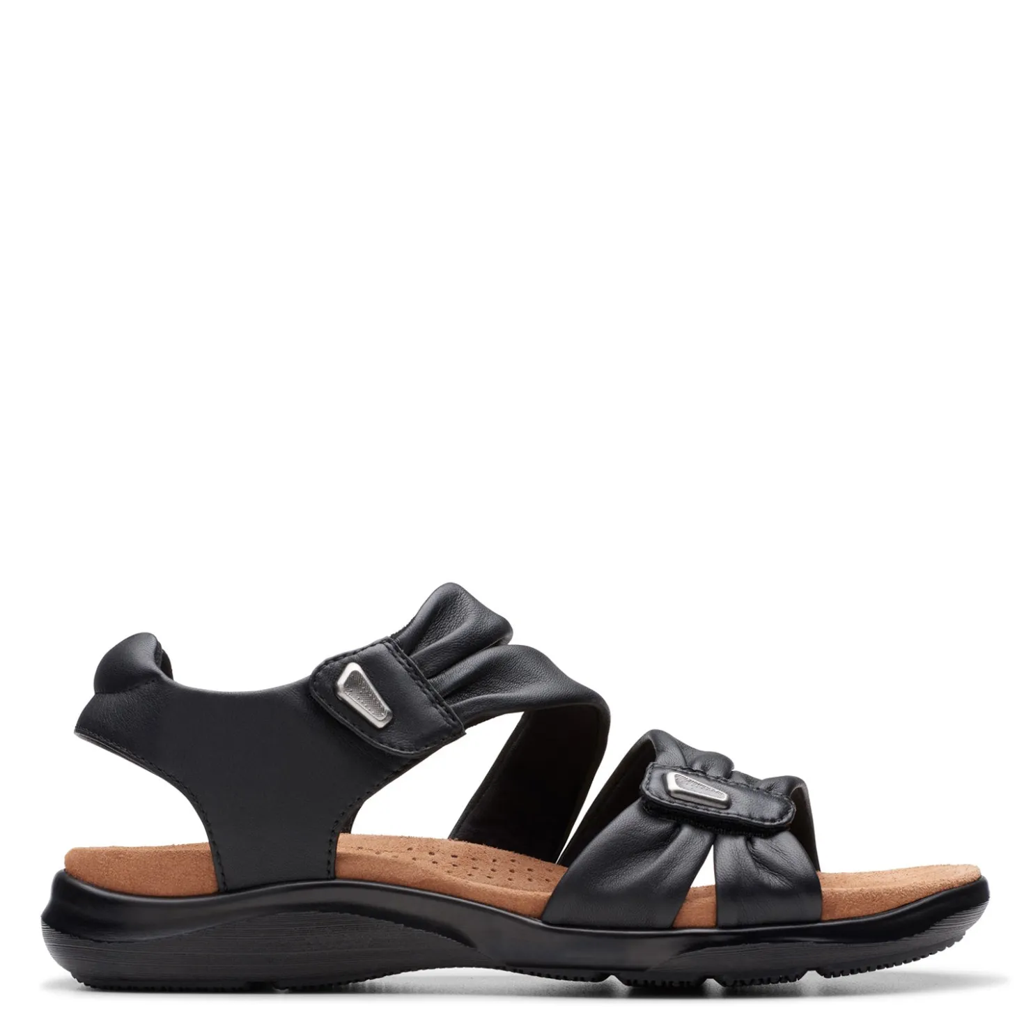 Footbed Sandals*Clarks Women's , Kilty Ave Sandal Black