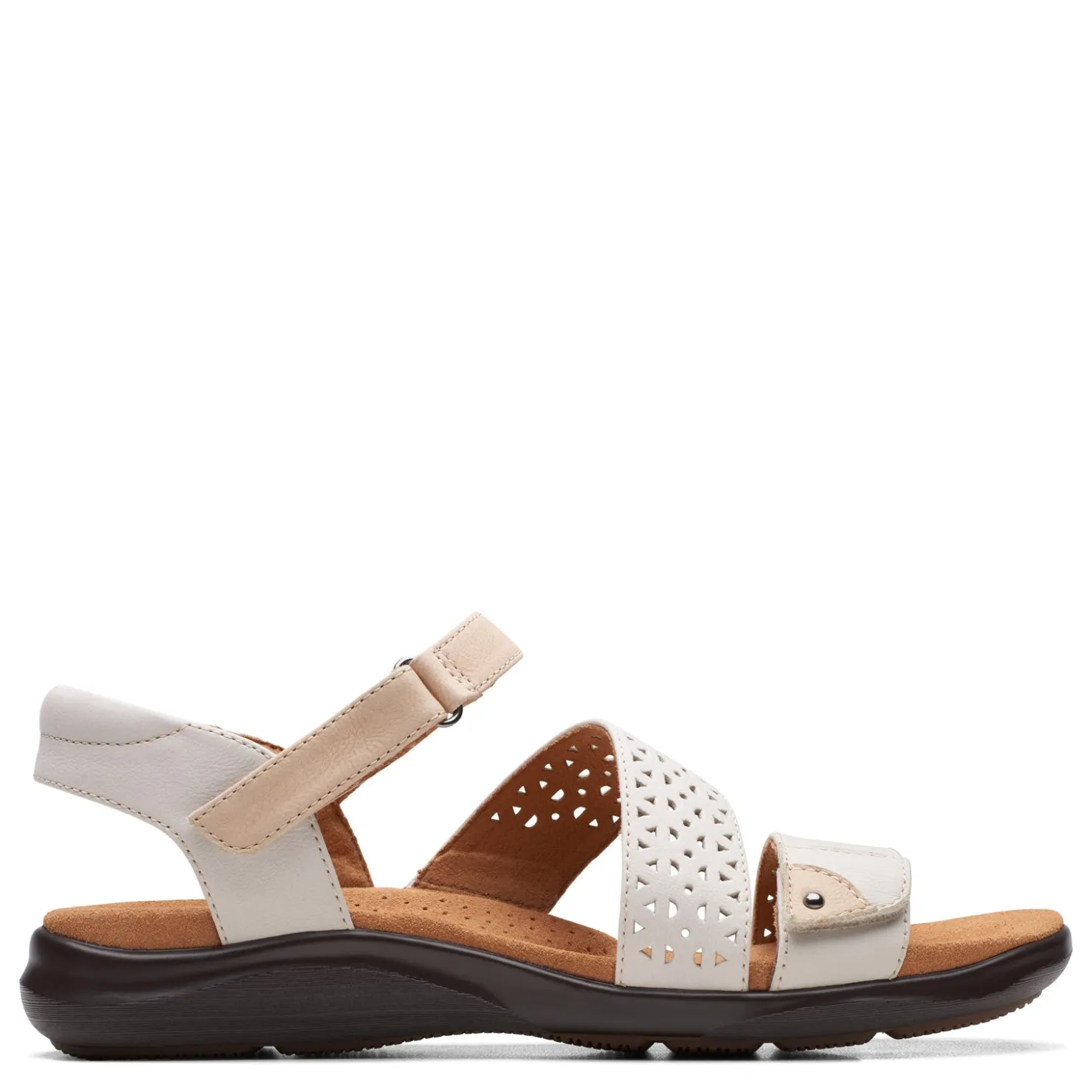 Footbed Sandals*Clarks Women's , Kilty Way Sandal White