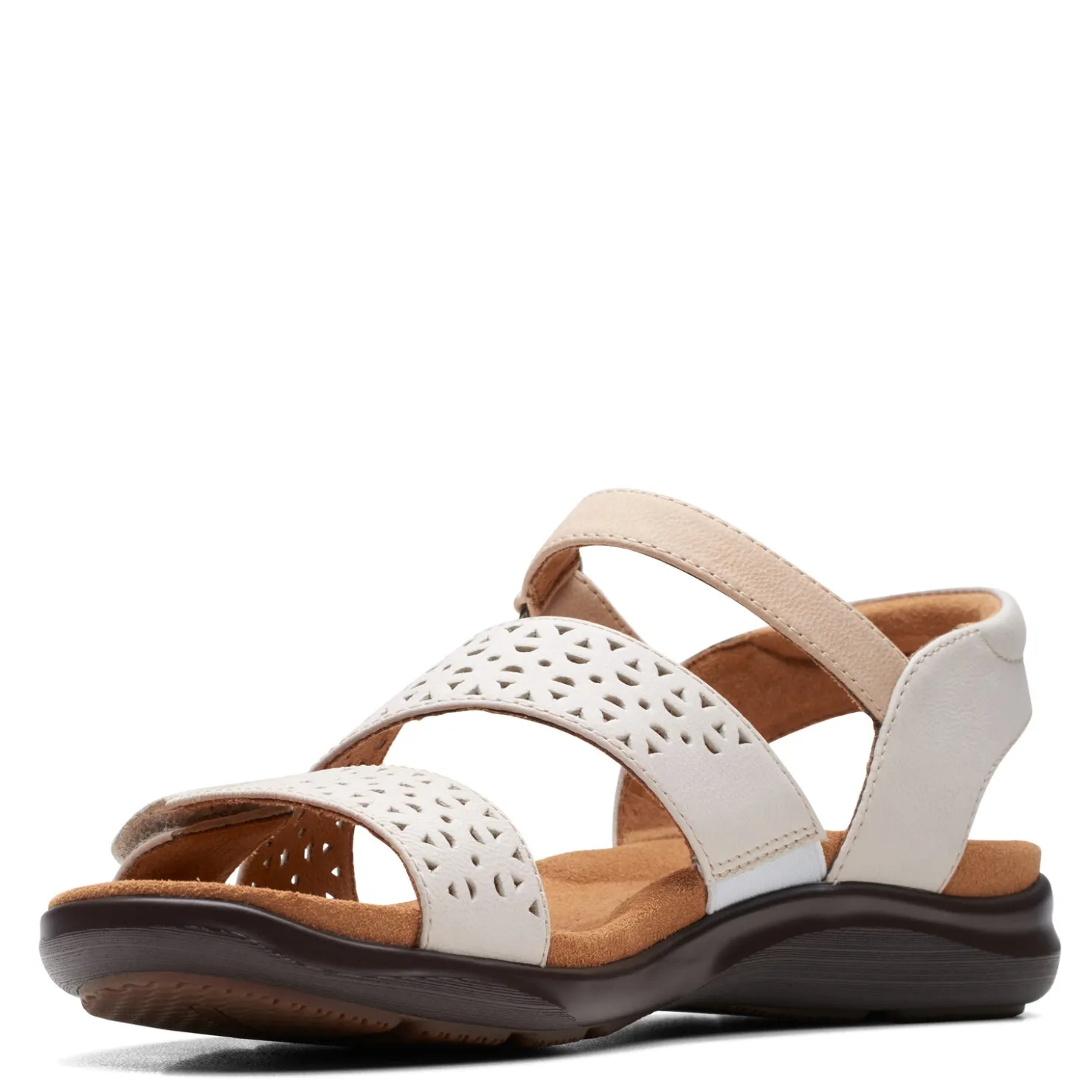 Footbed Sandals*Clarks Women's , Kilty Way Sandal White
