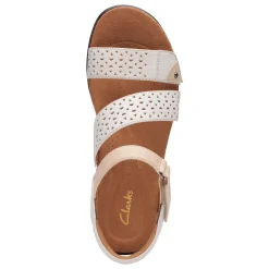Footbed Sandals*Clarks Women's , Kilty Way Sandal White