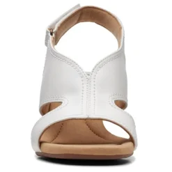Wedges*Clarks Women's , Kyarra Aster Sandal White