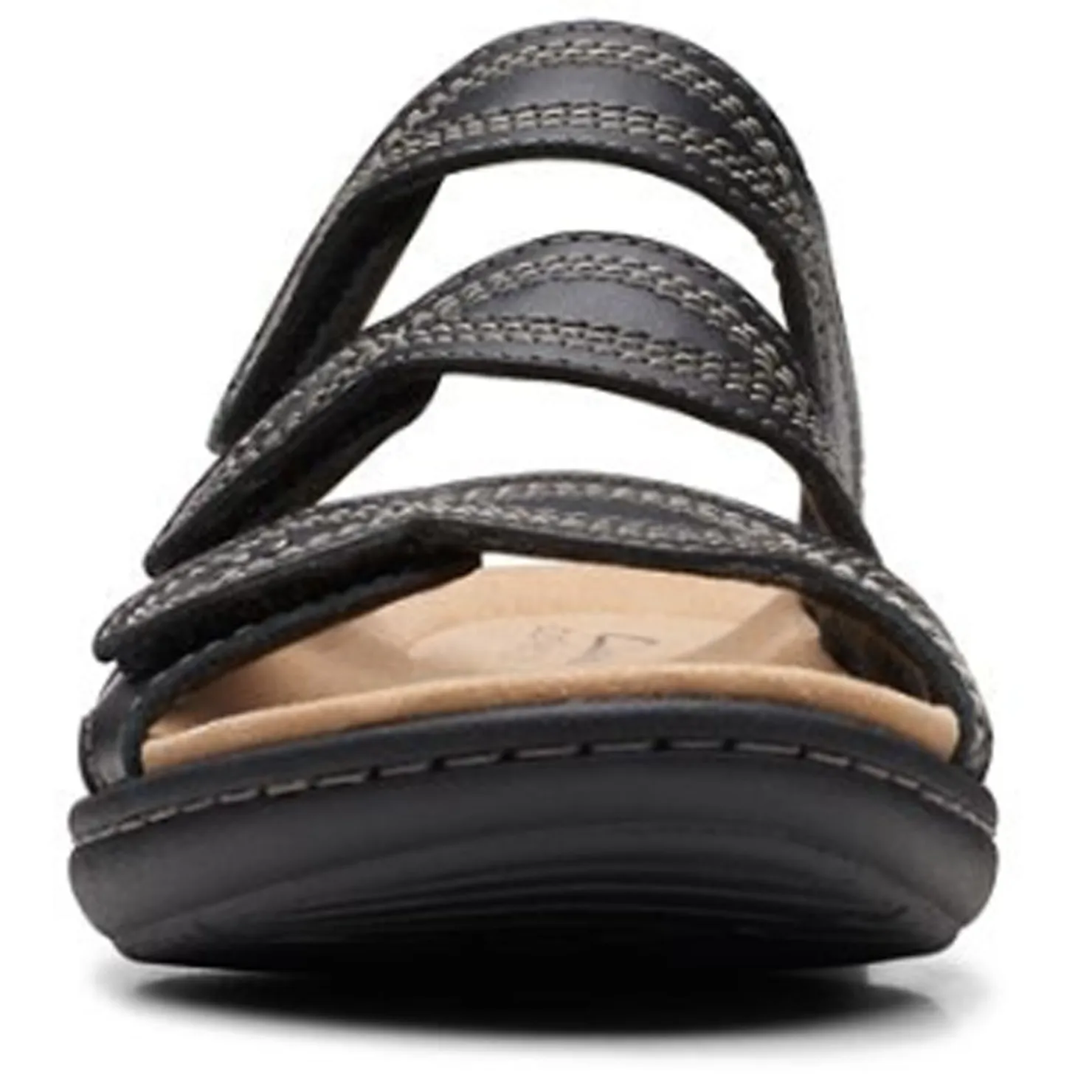 Footbed Sandals*Clarks Women's , Laurieann Ayla Sandal Black