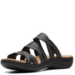 Footbed Sandals*Clarks Women's , Laurieann Ayla Sandal Black