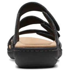Footbed Sandals*Clarks Women's , Laurieann Ayla Sandal Black