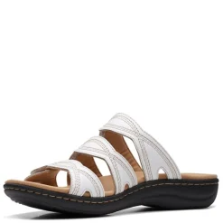 Footbed Sandals*Clarks Women's , Laurieann Ayla Sandal White