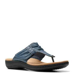 Flip Flops*Clarks Women's , Laurieann Arla Sandal Blue