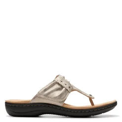 Flip Flops*Clarks Women's , Laurieann Arla Sandal Champagne