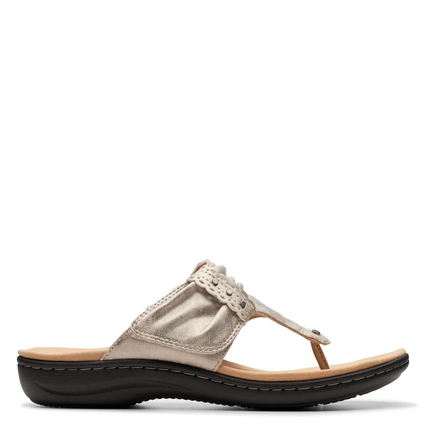 Flip Flops*Clarks Women's , Laurieann Arla Sandal Champagne