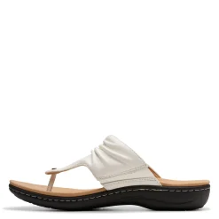 Flip Flops*Clarks Women's , Laurieann Arla Sandal White Multi
