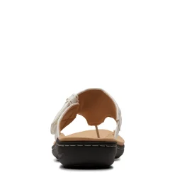 Flip Flops*Clarks Women's , Laurieann Arla Sandal White Multi