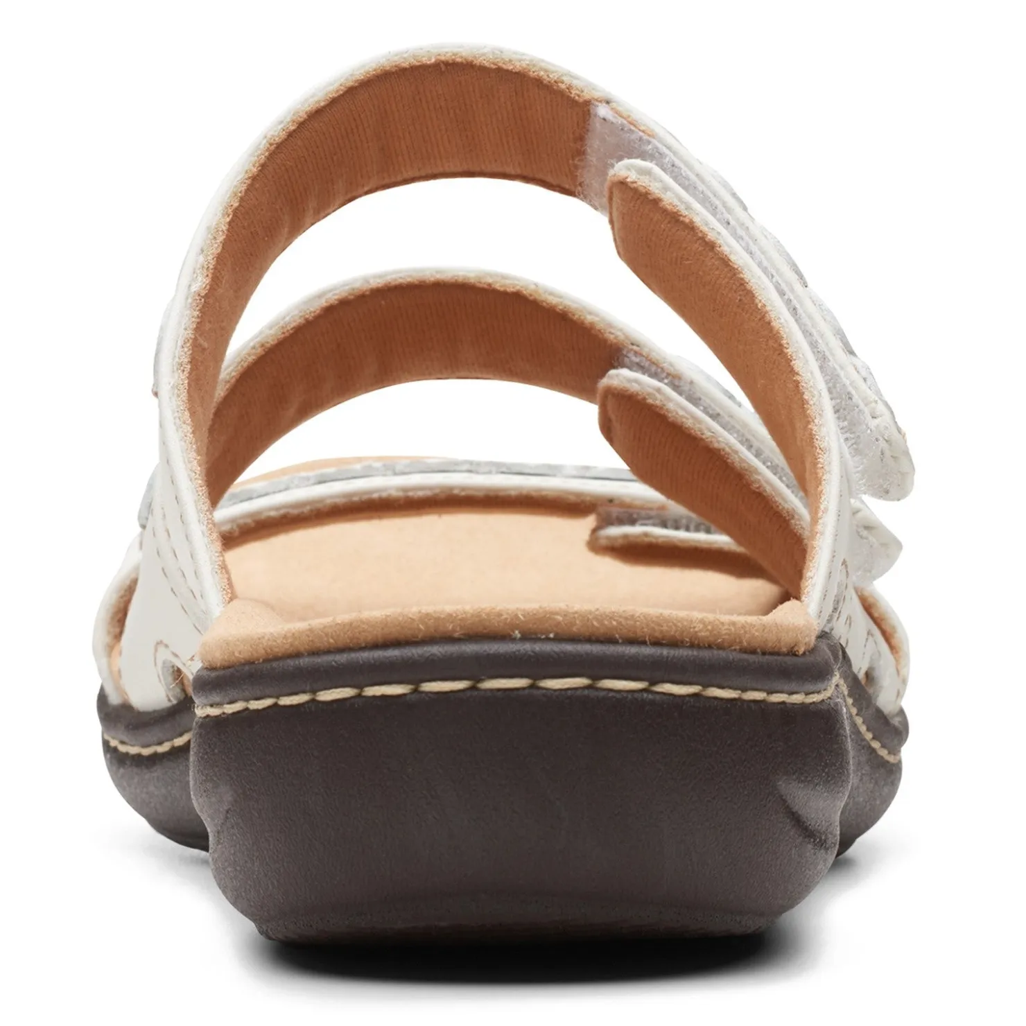 Footbed Sandals*Clarks Women's , Laurieann Cove Sandal White