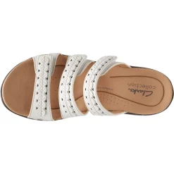 Footbed Sandals*Clarks Women's , Laurieann Cove Sandal White
