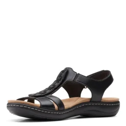 Footbed Sandals*Clarks Women's , Laurieann Kay Sandal Black