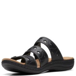Footbed Sandals*Clarks Women's , Laurieann Nora Sandal Black