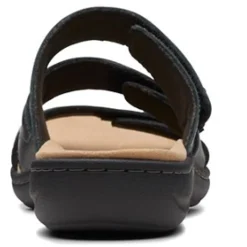 Footbed Sandals*Clarks Women's , Laurieann Nora Sandal Black
