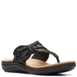 Footbed Sandals*Clarks Women's , Laurieann Rae Sandal Black