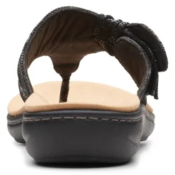 Footbed Sandals*Clarks Women's , Laurieann Rae Sandal Black