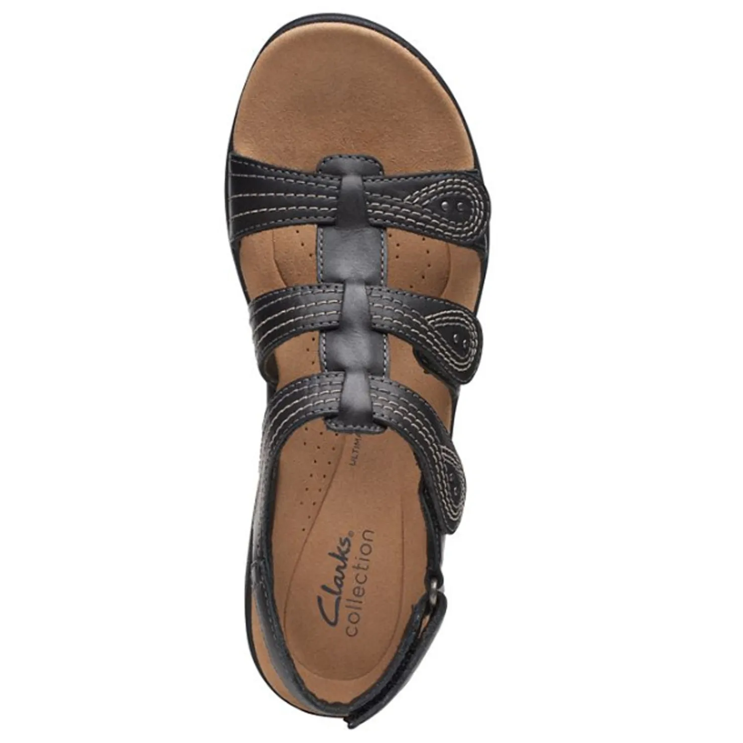 Footbed Sandals*Clarks Women's , Laurieann Vine Sandal Black
