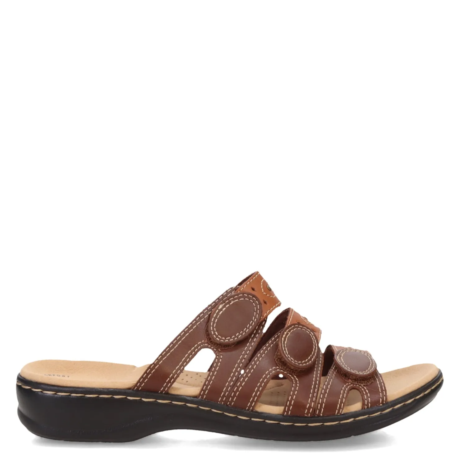 Footbed Sandals*Clarks Women's , Leisa Cacti Sandal Brown