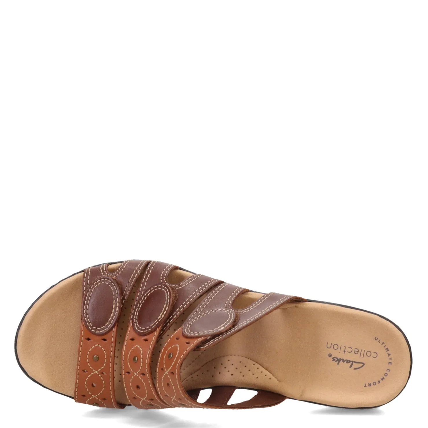 Footbed Sandals*Clarks Women's , Leisa Cacti Sandal Brown