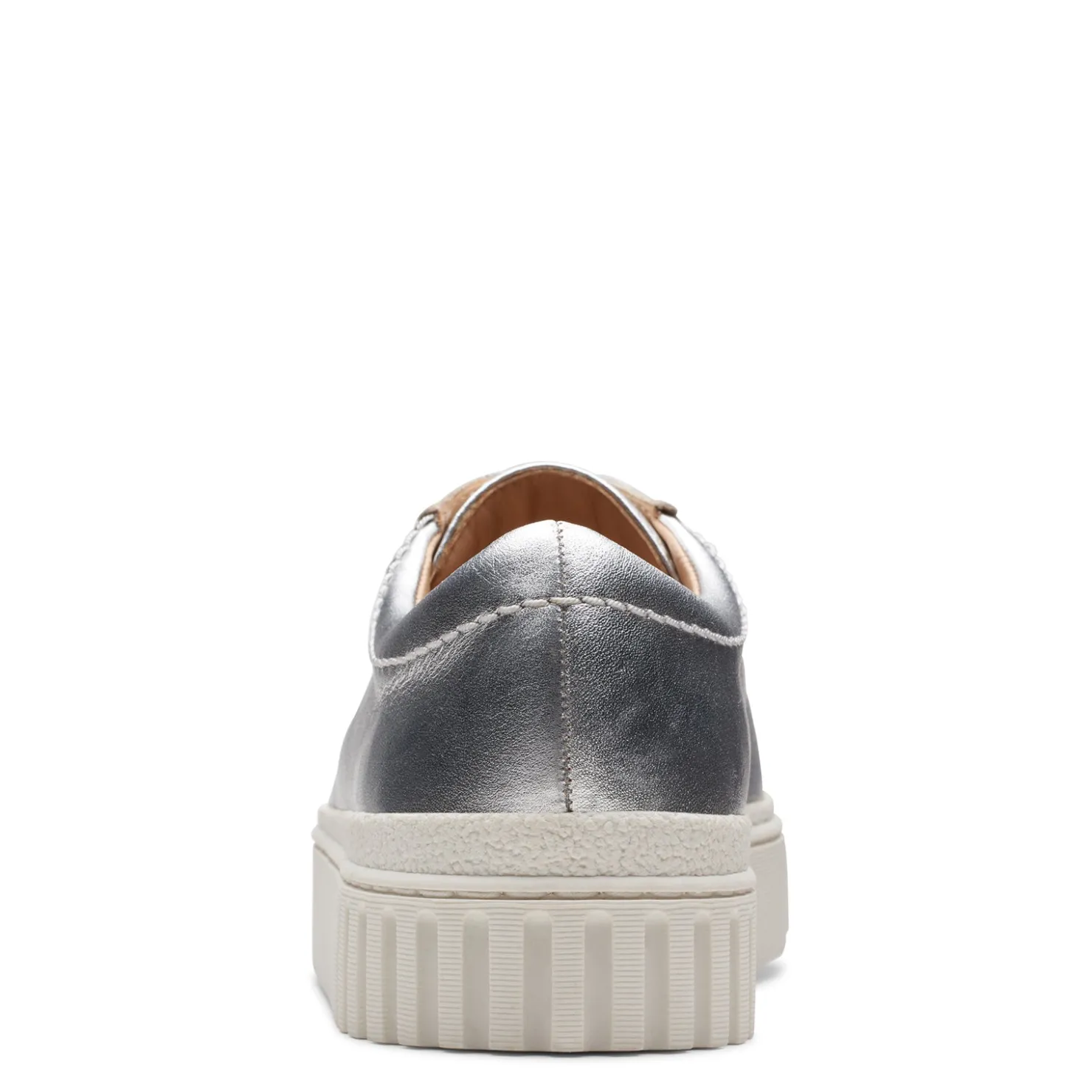 Fashion & Street*Clarks Women's , Mayhill Walk Sneaker Silver Metallic