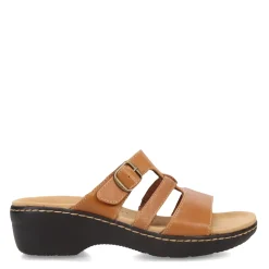 Heeled Sandals*Clarks Women's , Merliah Pearl Sandal Tan