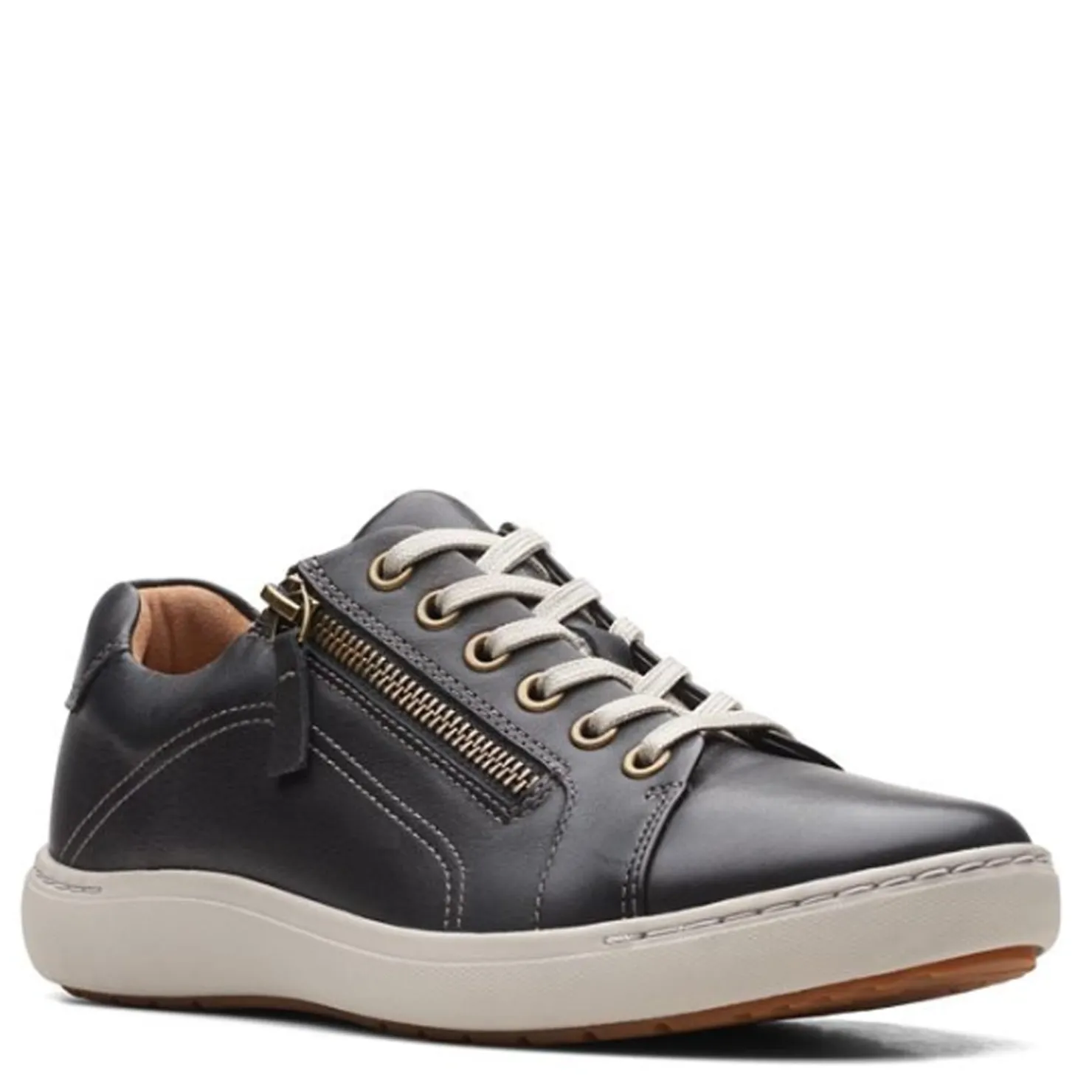Fashion & Street*Clarks Women's , Nalle Lace Sneaker Black