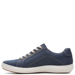 Fashion & Street*Clarks Women's , Nalle Lace Sneaker Navy Nubuck