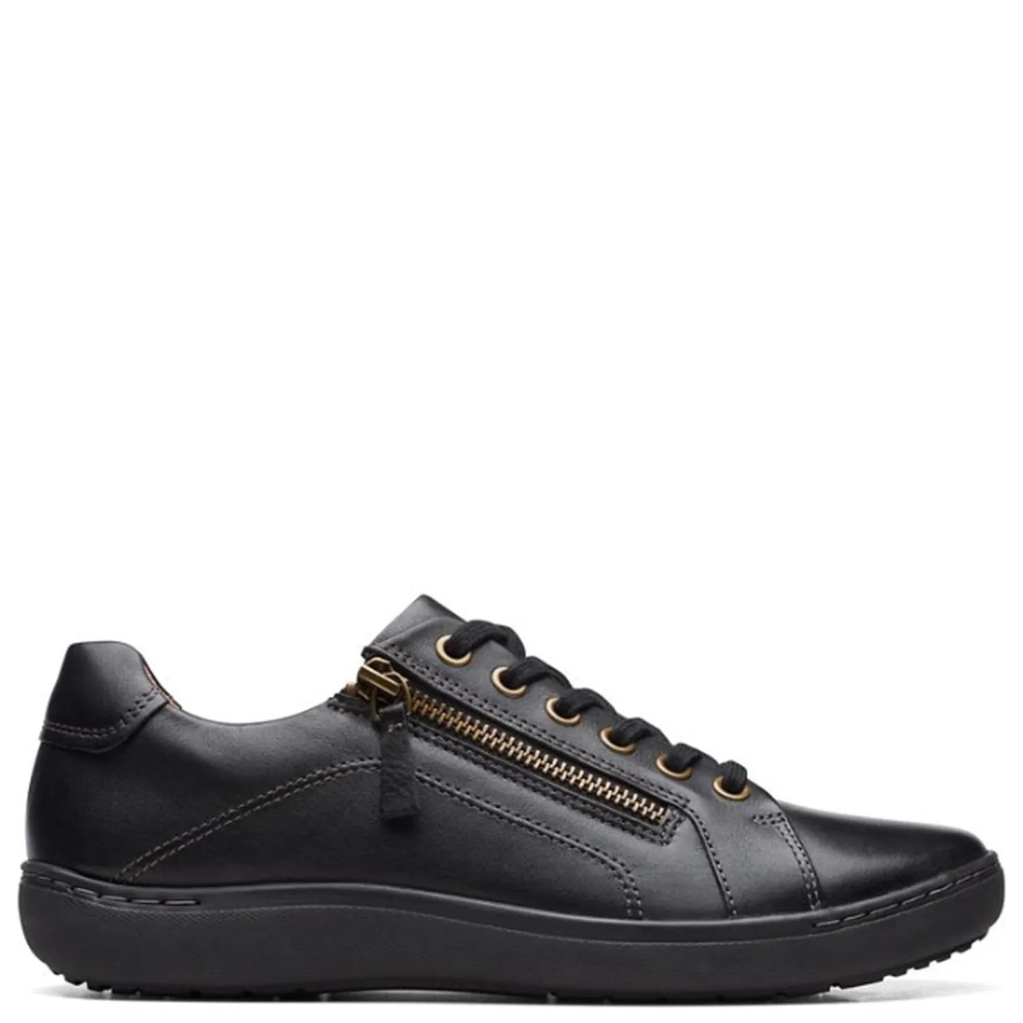 Fashion & Street*Clarks Women's , Nalle Lace Sneaker Black Solid