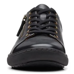 Fashion & Street*Clarks Women's , Nalle Lace Sneaker Black Solid