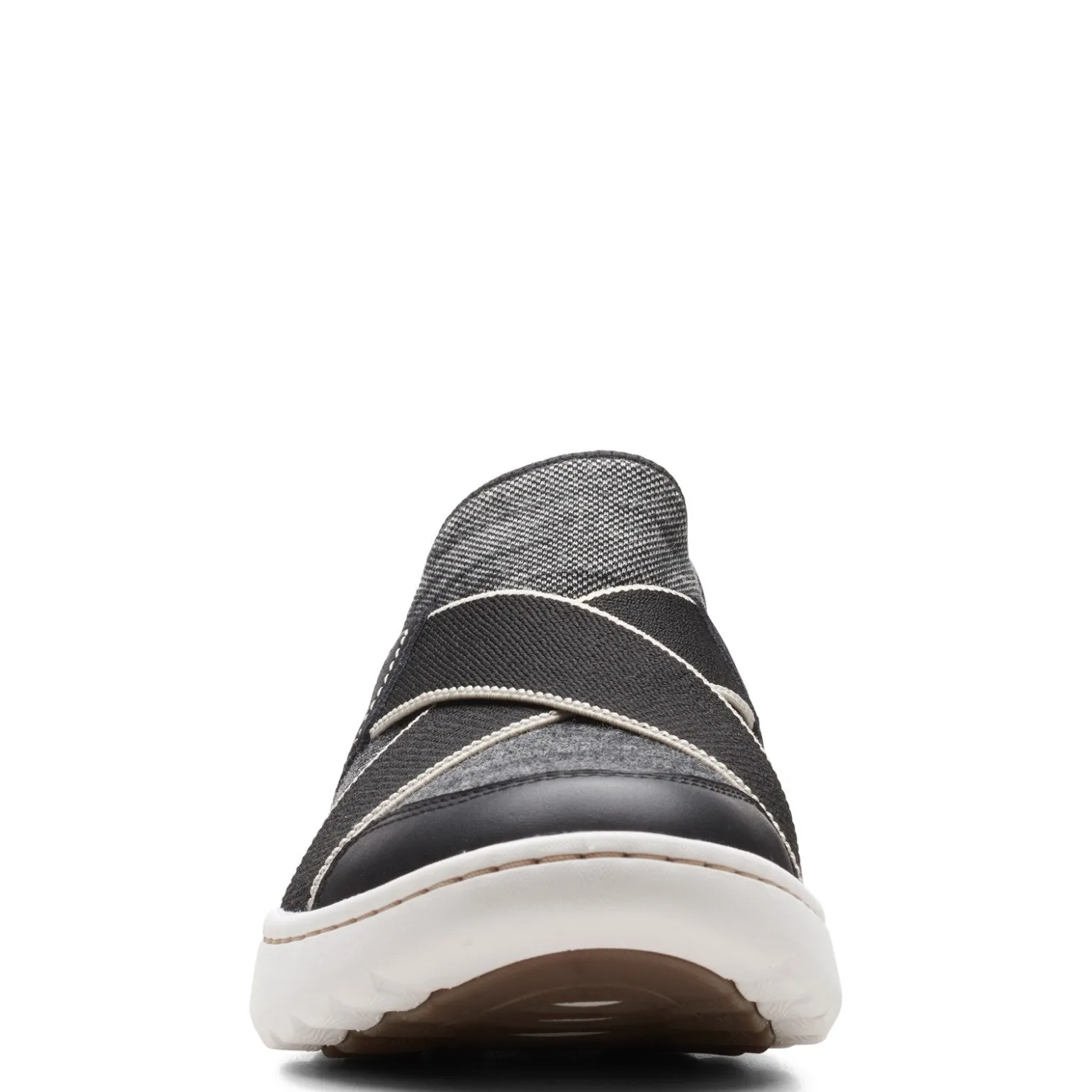 Fashion & Street*Clarks Women's , Teagan Go Slip-On Sneaker Black Combi
