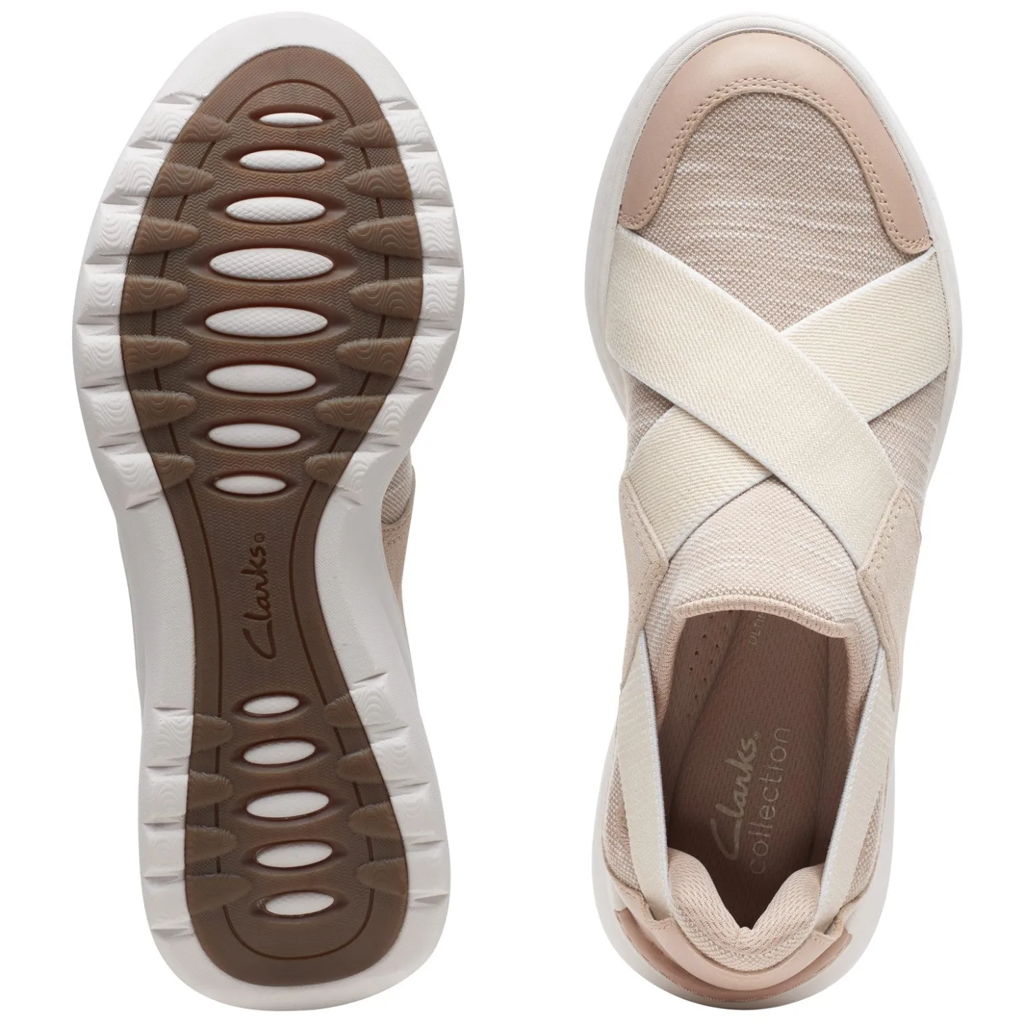 Fashion & Street*Clarks Women's , Teagan Go Slip-On Sneaker Sand