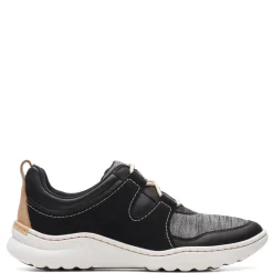 Fashion & Street*Clarks Women's , Teagan Lace Sneaker Black