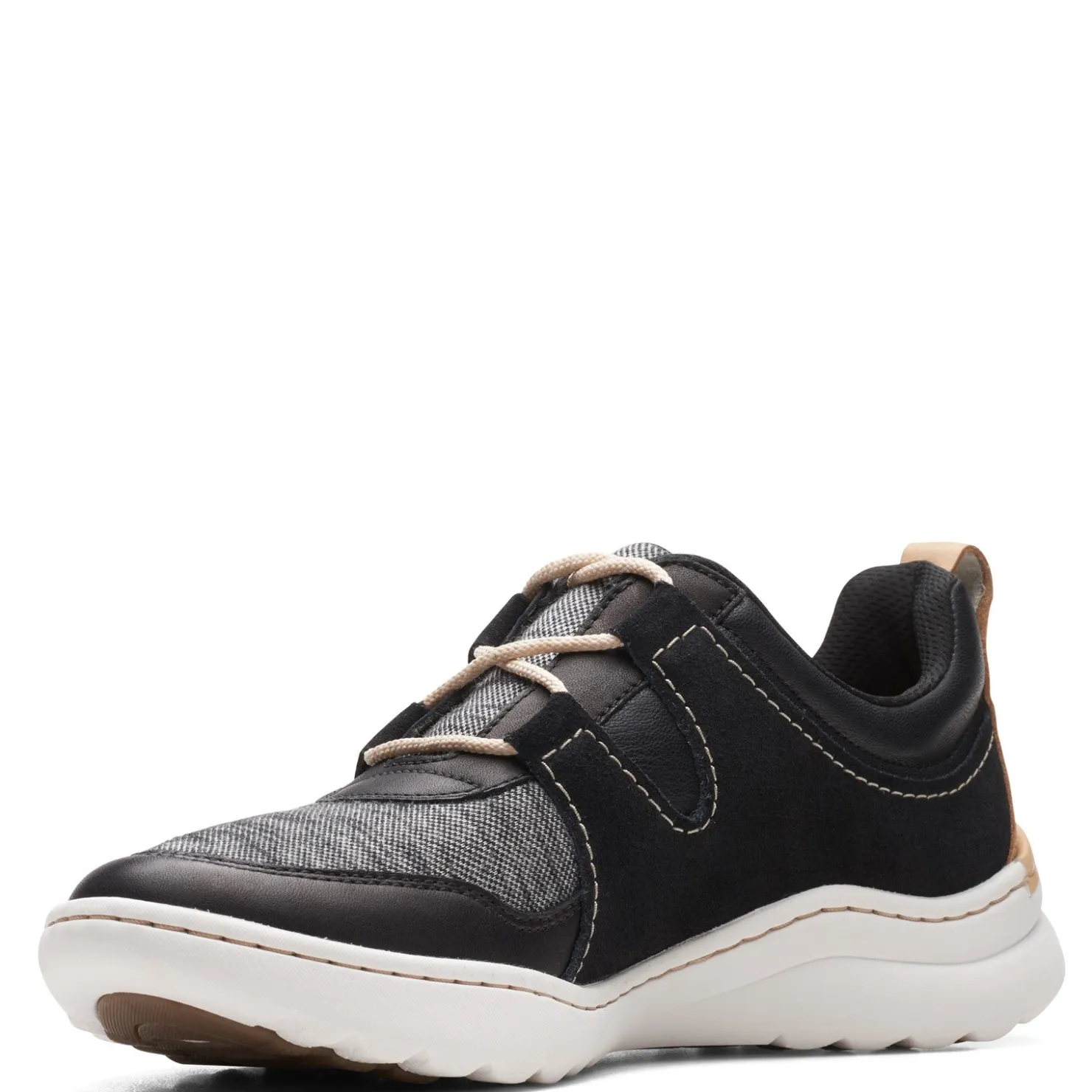Fashion & Street*Clarks Women's , Teagan Lace Sneaker Black
