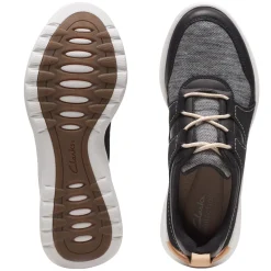 Fashion & Street*Clarks Women's , Teagan Lace Sneaker Black